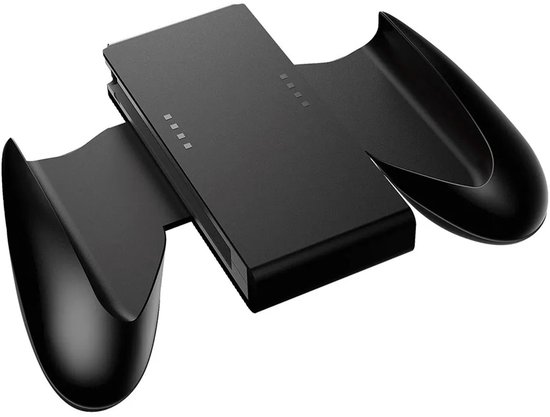 Zwarte comfortabele grip voor Nintendo Switch Joy-Cons.