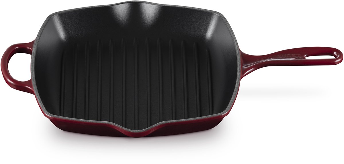 Le Creuset Signature Vierkante Grillpan Garnet 26cm