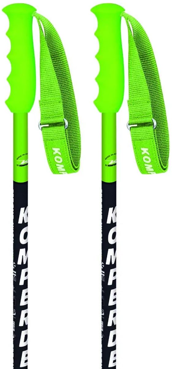 Komperdell Nationalteam Profi 19 Mm Stokken Groen,Zwart 125 cm