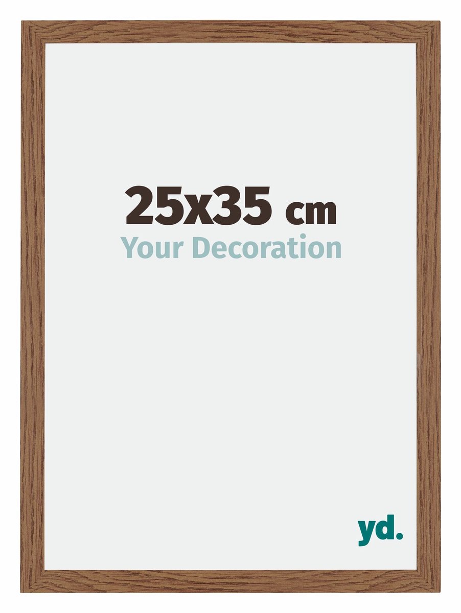 Your Decoration - Puzzellijst 25x35 cm - Eiken Rustiek - Puzzellijst 500-1000 stukjes - MDF Fotolijst - Mura