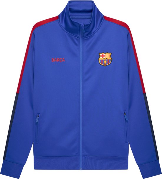 FC Barcelona Trainingspak Heren 25/26 - Maat S t/m XXL - Voetbalkleding - Trainingspakken - Volwassenen - Blauw - Officiële Fanmerchandise