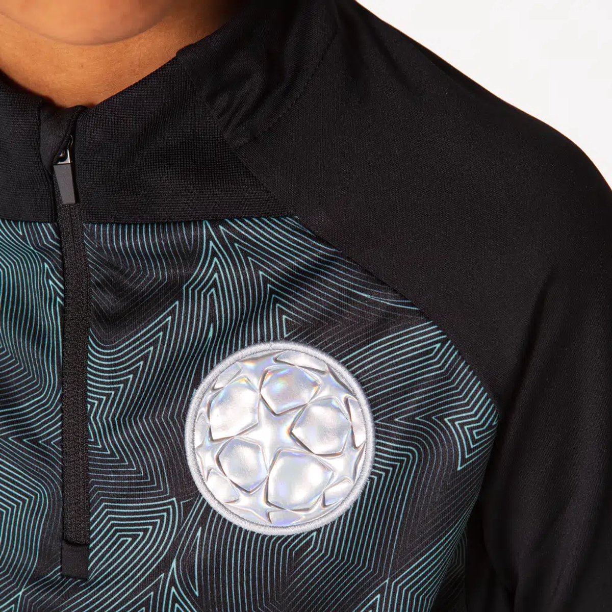 Champions League Trainingspak Kinderen - Maat 116 t/m 164 - Unisex - Zwart - Officiële Merchandise