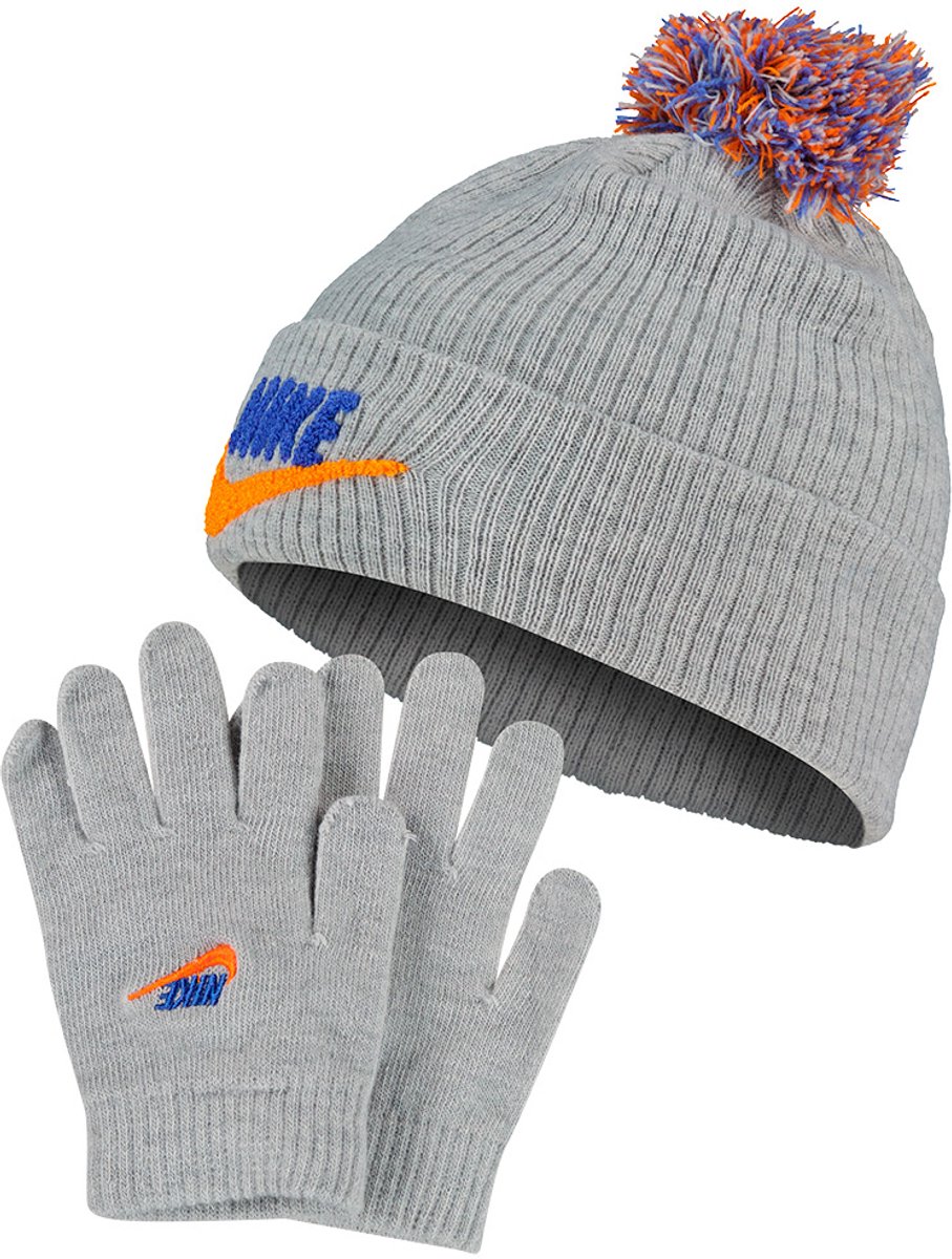 Nike Kids Nan Club Chenille Peak Muts Grijs