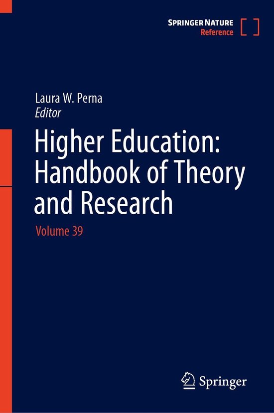 Higher Education: Handbook of Theory and Research 39 - Highe ... - cover