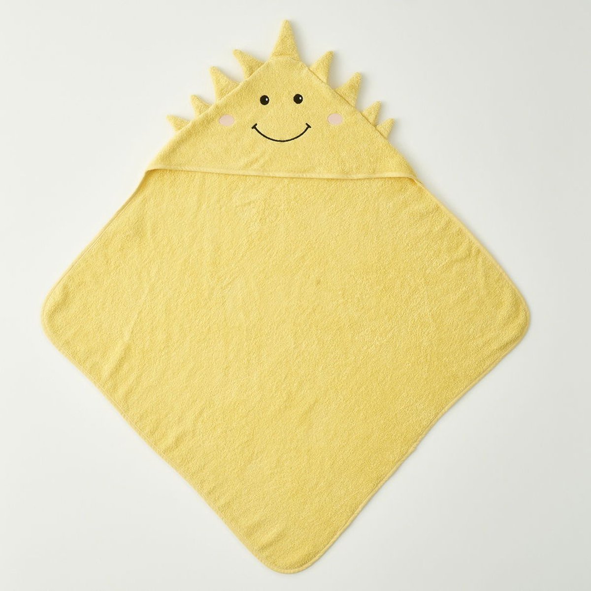 100% katoenen Sunshine Swaddle handdoek geel (75x75 cm)