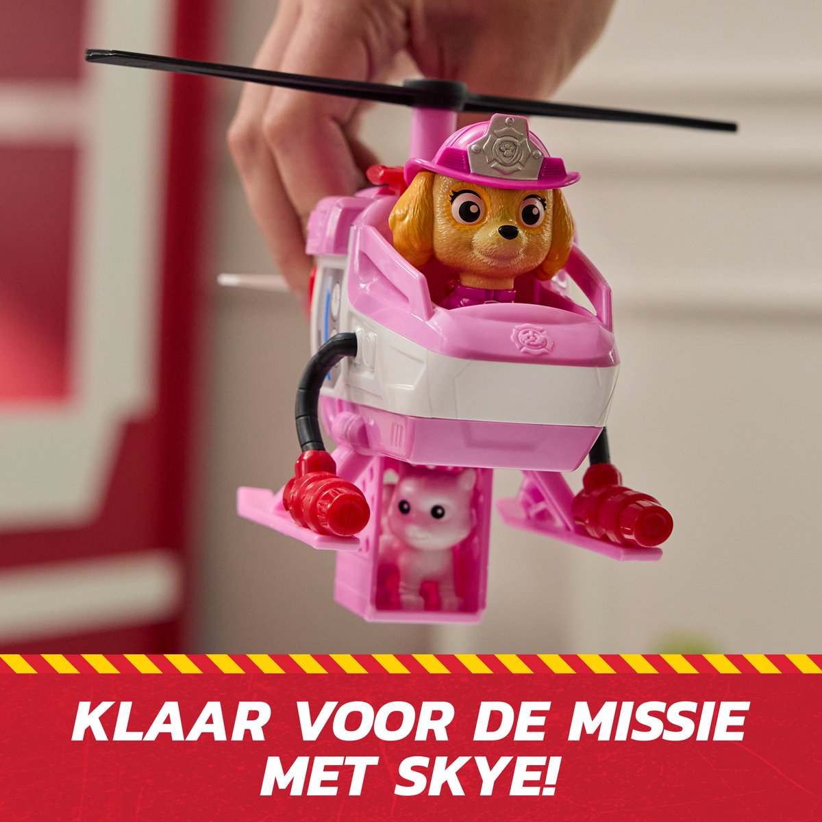 PAW Patrol - Brandweerredding - Skye's brandweerhelikopter - speelgoedvoertuig met speelfiguur — afbeelding 13