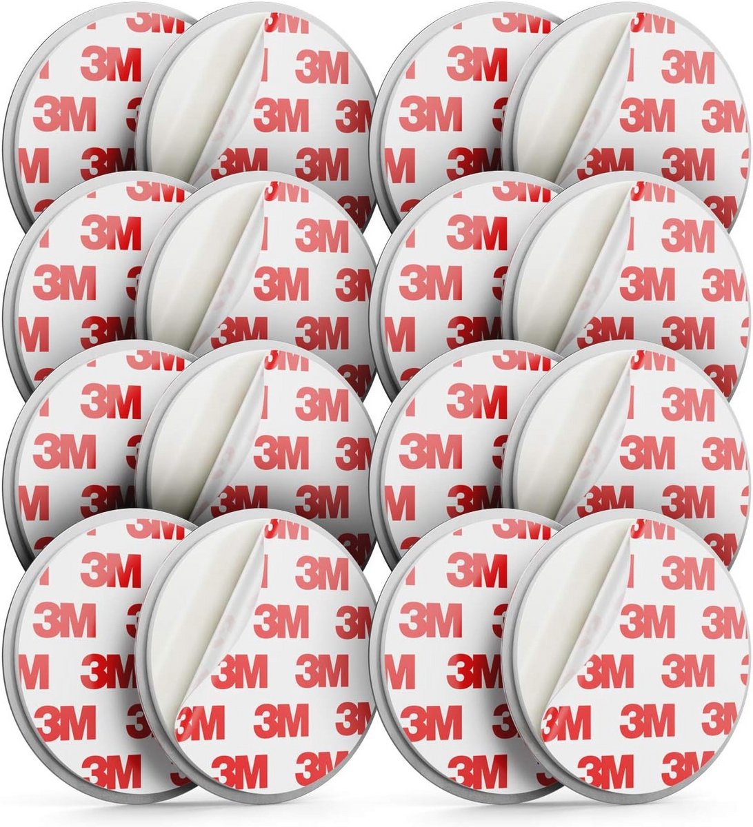 Magnetische Bevestiging voor Rookmelders - Zelfklevende Houder Met 3M Kleefoppervlak - 50 mm Diameter