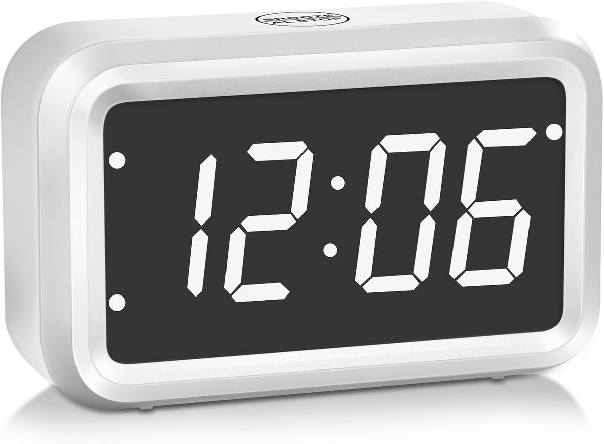Digitale wekker met LED & LCD-display - Snooze tafelklok voor slaapkamer
