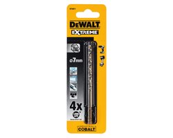 DEWALT Extreme Cobalt - HSS-E Metaalboor - 7,0 mm - HSS-Co 5% - Voor RVS en hard staal - Extreme 2® punt