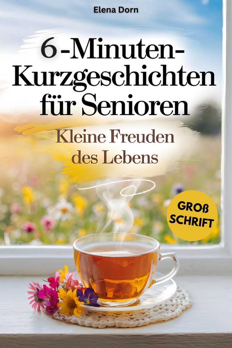 Korte Verhalen voor Ouderen: 6 Minuten Leesplezier in Groot Lettertype – Hartverwarmende Geschenken