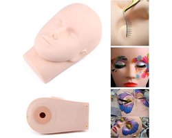 Oefenhoofd voor Makeup, Wimperextensions en Permanente Make-up | Realistisch Model