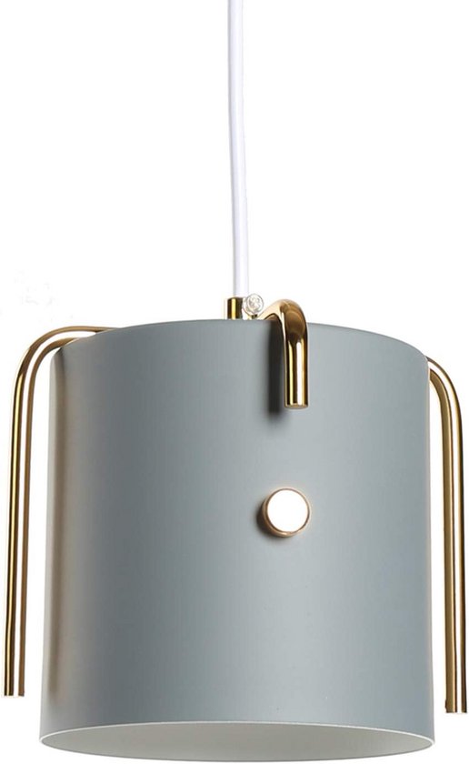 Industriële hanglamp in geometrische kooistijl - Vintage