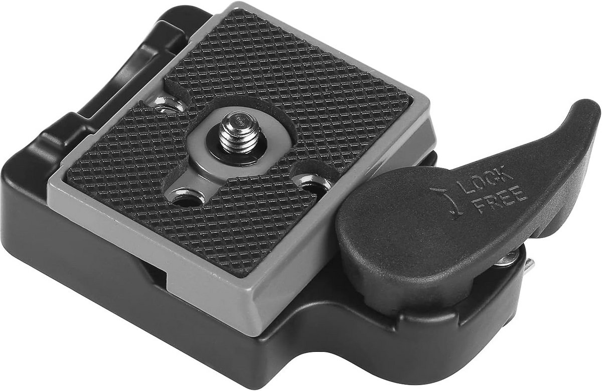 Quick Release Plaat met Klem voor Camera Statief - Compatibel en Duurzaam