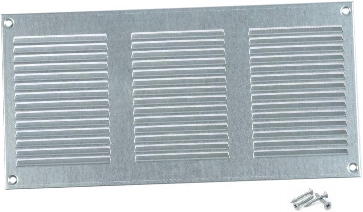 Ventilatierooster 300 x 150 mm voor optimale luchtcirculatie met insectenbescherming