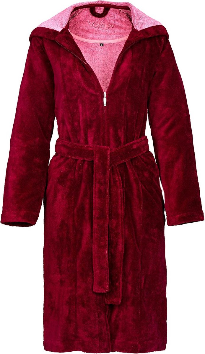 Luxe Damesbadjas met Capuchon en Ritssluiting - Zacht & Comfortabel