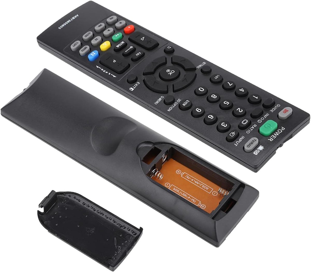 Allecta - Universele Smart TV-afstandsbediening voor LG televisies - Wi-Fi Control - Zwart.