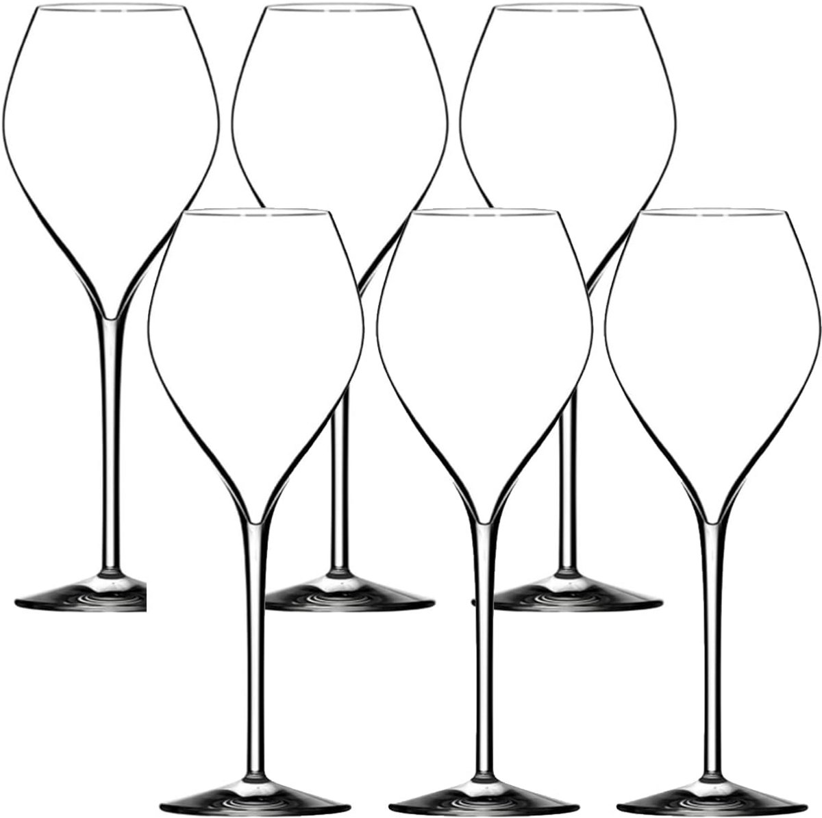 Grote rode wijnglazen 77 cl - Set van 6
