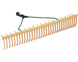 Unyqoos® Kunststof gazonhark met 32 tanden voor efficiënt gazononderhoud