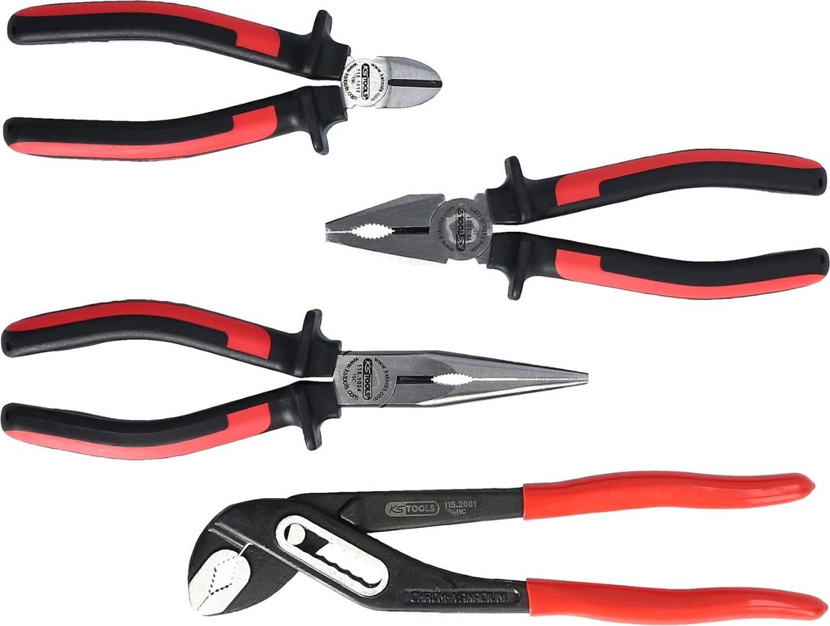 4-delige ERGOTORQUE Tangenset voor Professioneel Gebruik