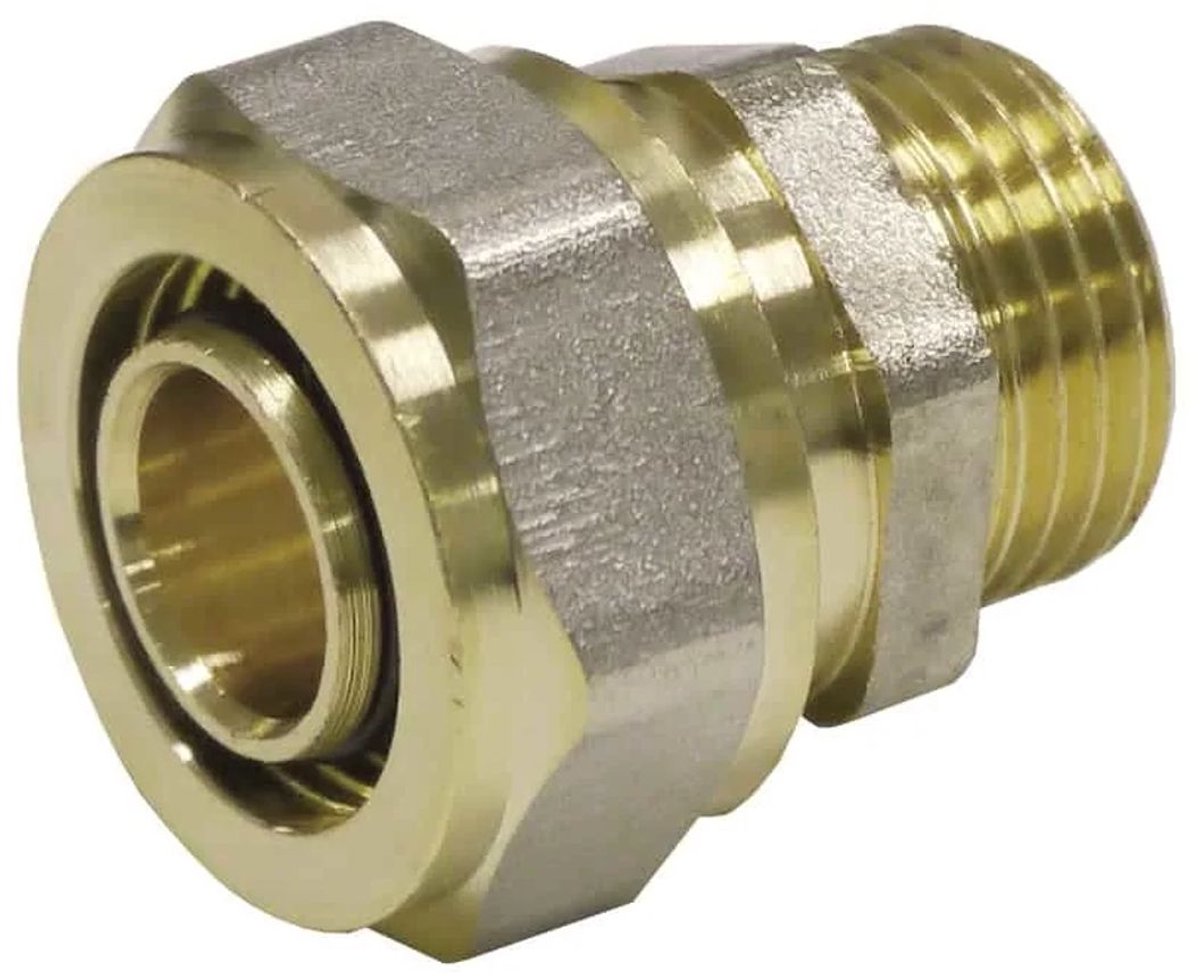 Schroeffitting Koppeling 32 x 3 - 3/4" AG