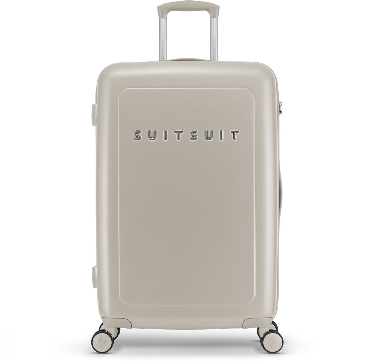 SUITSUIT Reiskoffer 76x48x29 - Reiskoffer met wielen - Veilig TSA cijferslot - Lichtgewicht koffer - Reiskoffer groot - 82L - Natura koffer Bleached Sand - Beige