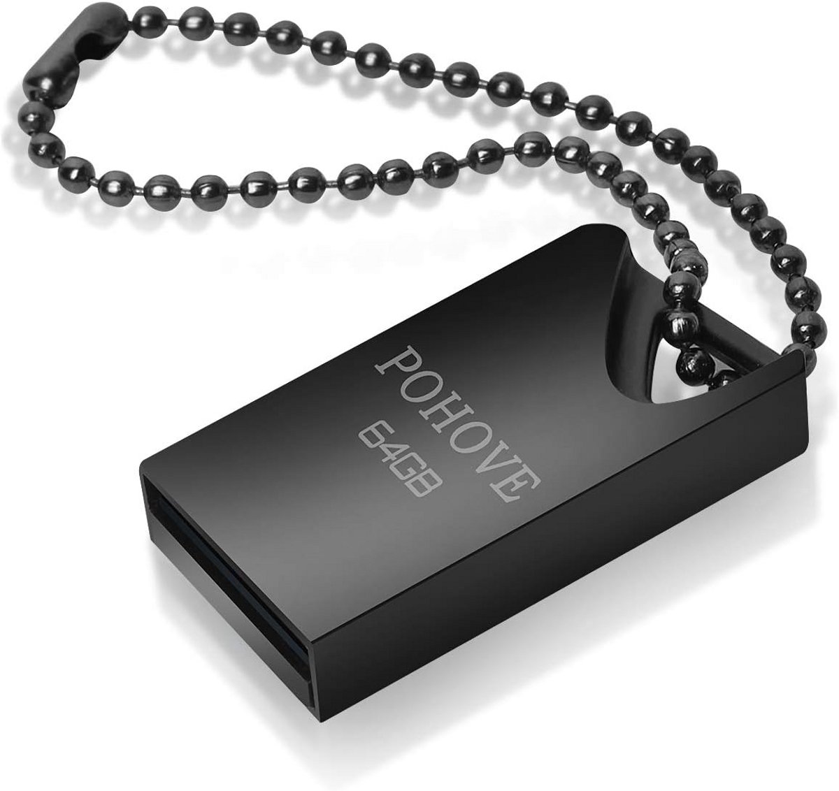 USB-stick 64GB Zwart - Mini Geheugenstick Waterdicht & Duurzaam