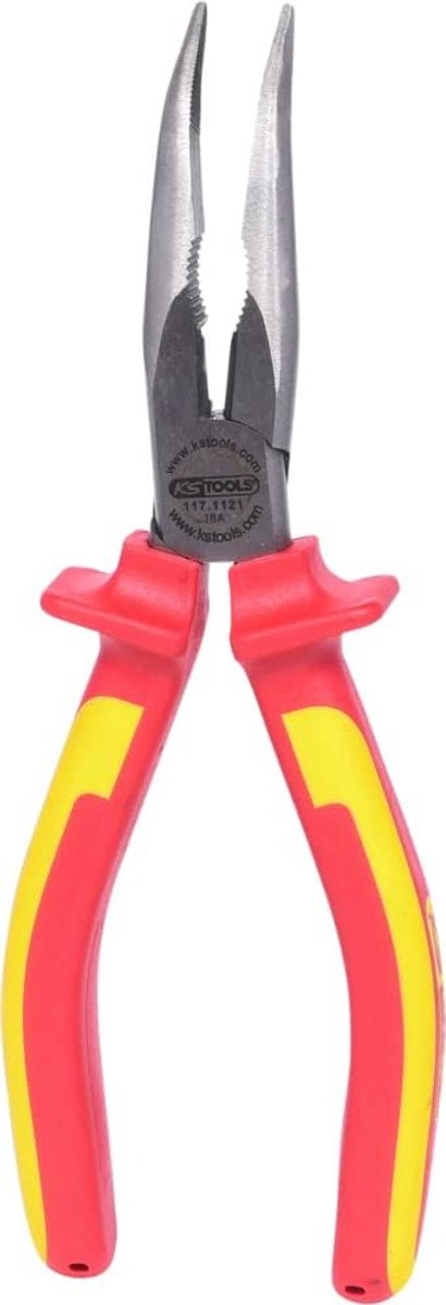Gebogen VDE Striptang 210 mm - Geïsoleerd Professioneel Handgereedschap