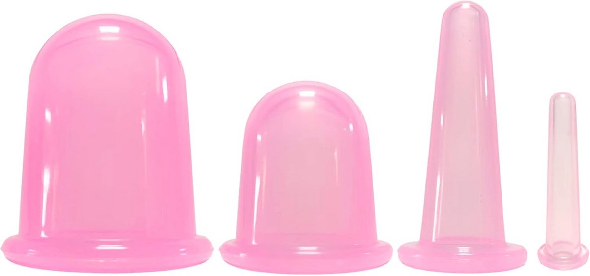 Siliconen Cupping Set voor Effectieve Schoonheidstherapie en Ontspannende Massage