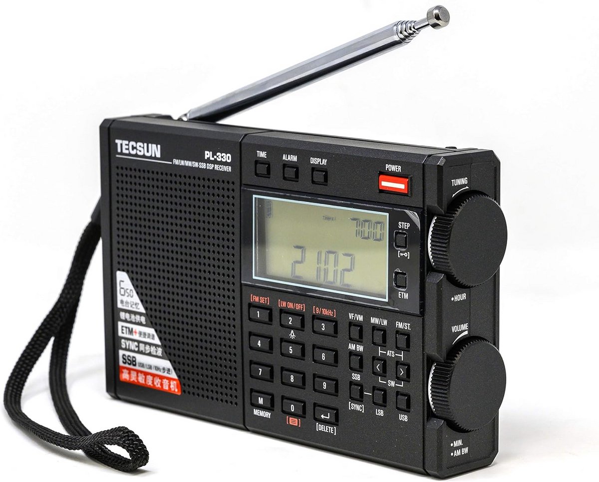 Digitale Multiband Ontvanger met SSB en Lithium-ion Batterij