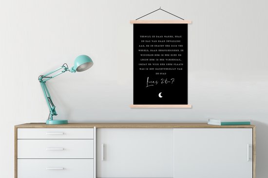 Affiche scolaire - Noël - Citations - Lucas - 60x90 cm - Lattes vierges