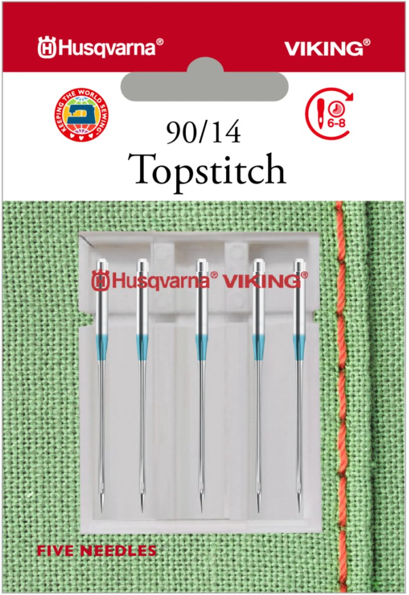Husqvarna-Viking Topstitch 90 (5 stuks) Naalden