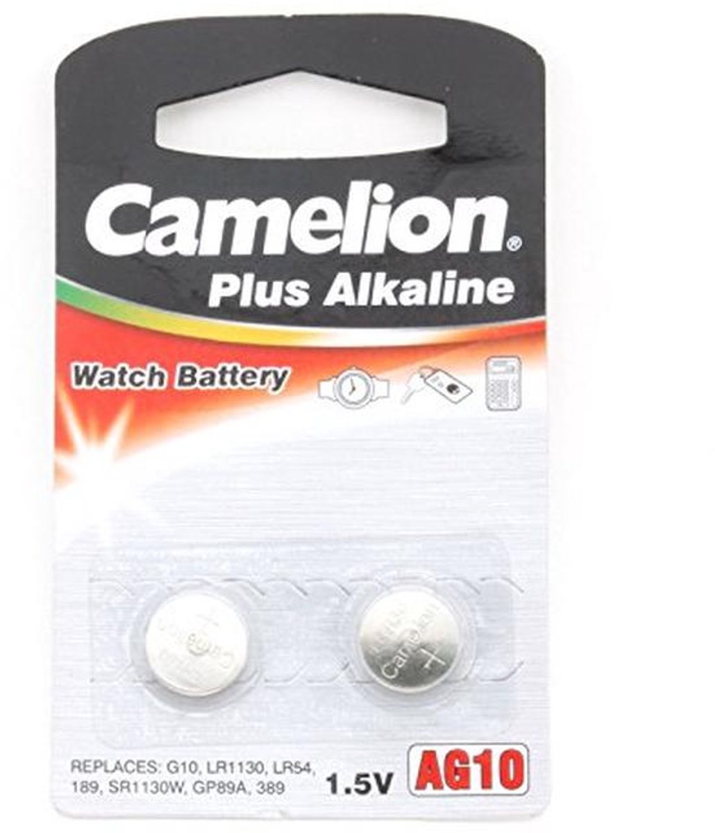 Alkaline AG10 Knoopcel 1,5V - 2 Stuks
