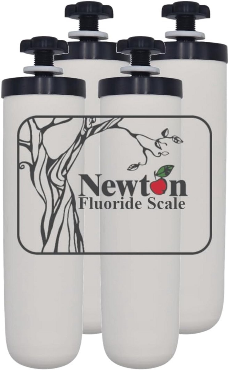 Zwaartekracht Waterfilter voor Fluoride en Kalkverwijdering - Keramische Kaars (4 stuks)