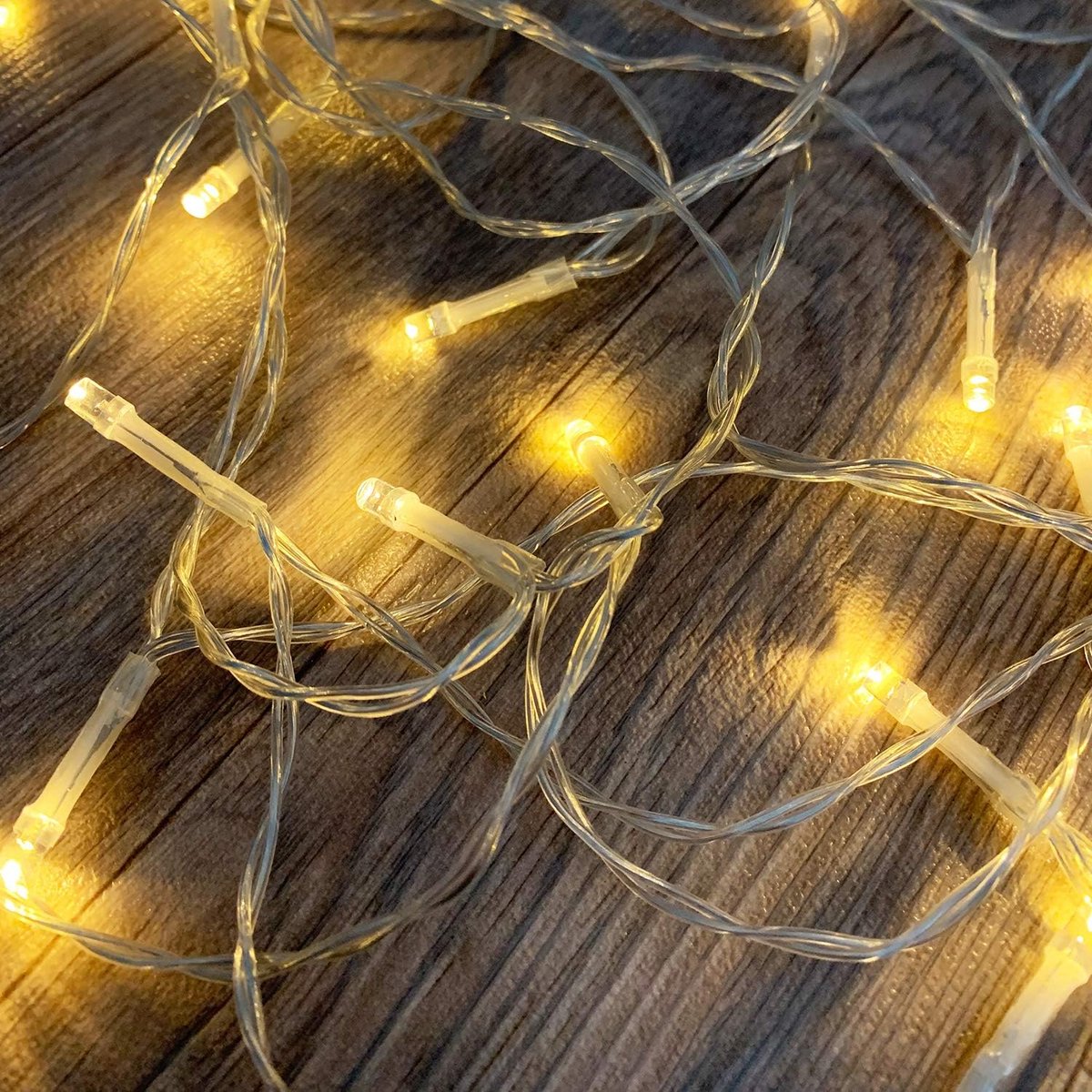 Lichtsnoer met 30 LED's en Timerfunctie voor Binnen en Buiten | Warmwit Verlichting