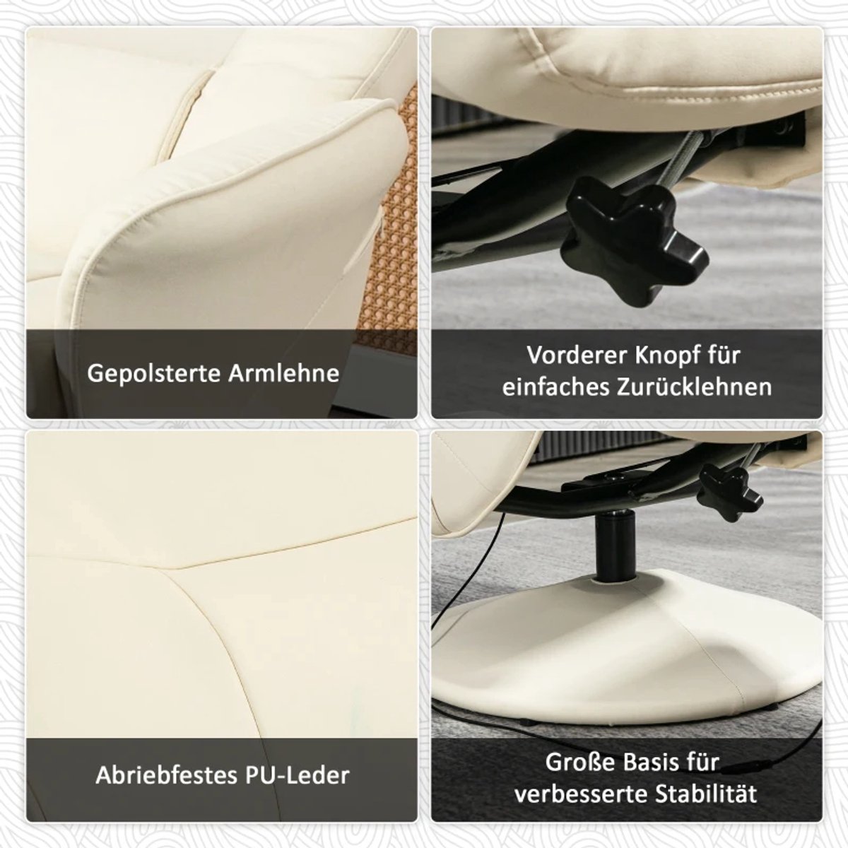 Elektrische Massagestoel met 10 Massagepunten en - afbeelding 3