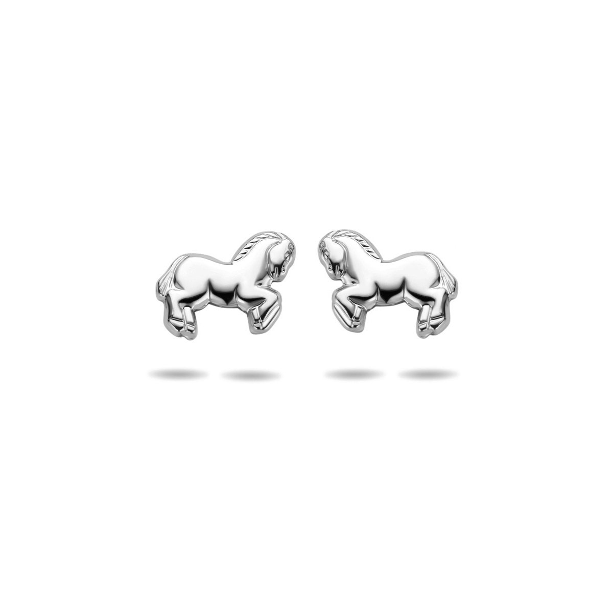 Yep! oorknoppen paard - Zilver