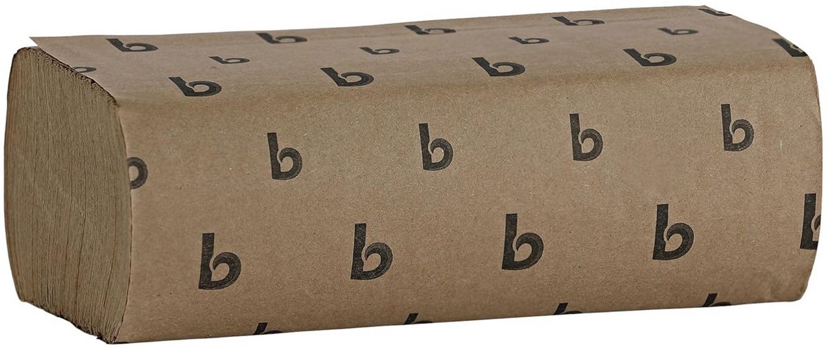 Multi-Fold Papier Handdoeken voor Keuken en Toilet - Bruin