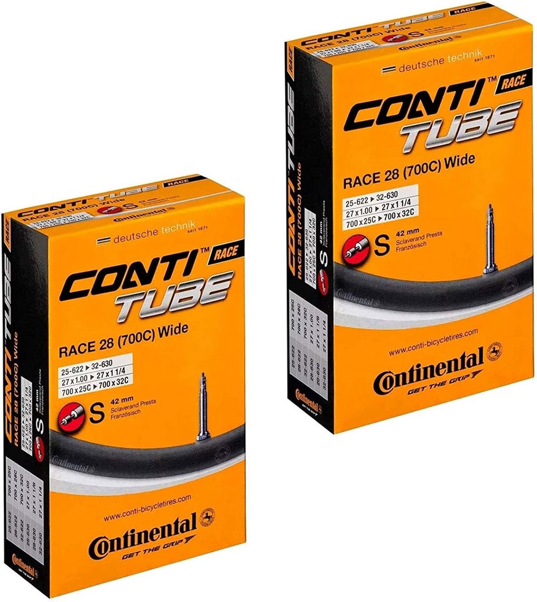 Durable Binnenbanden voor Racefietsen 700c (25-32mm) met Presta Ventiel