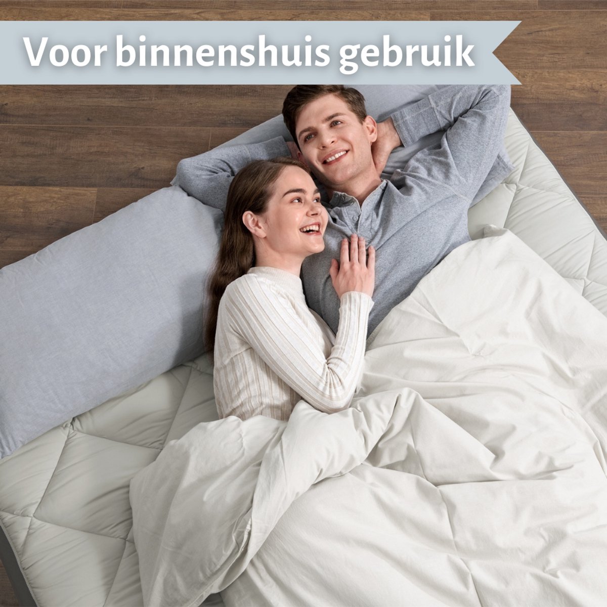 Bestway – Luchtbed – 2-Persoons – 152×203×51 cm – Bruin – Met Ingebouwde Elektrische Pomp – Incl. Opbergzak - Luchtbed - Luchtbed 2 Persoons - Luchtbed Met Pomp - Luchtbed Binnen - Luchtbed Comfort
