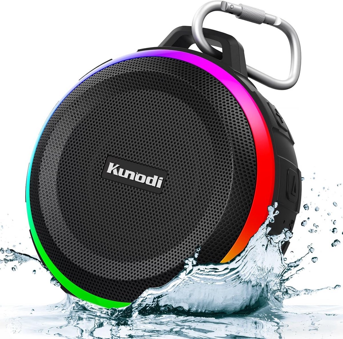 Waterdichte Bluetooth Douche Speaker met IPX7, Dynamische Lichten en Draadloze Stereo