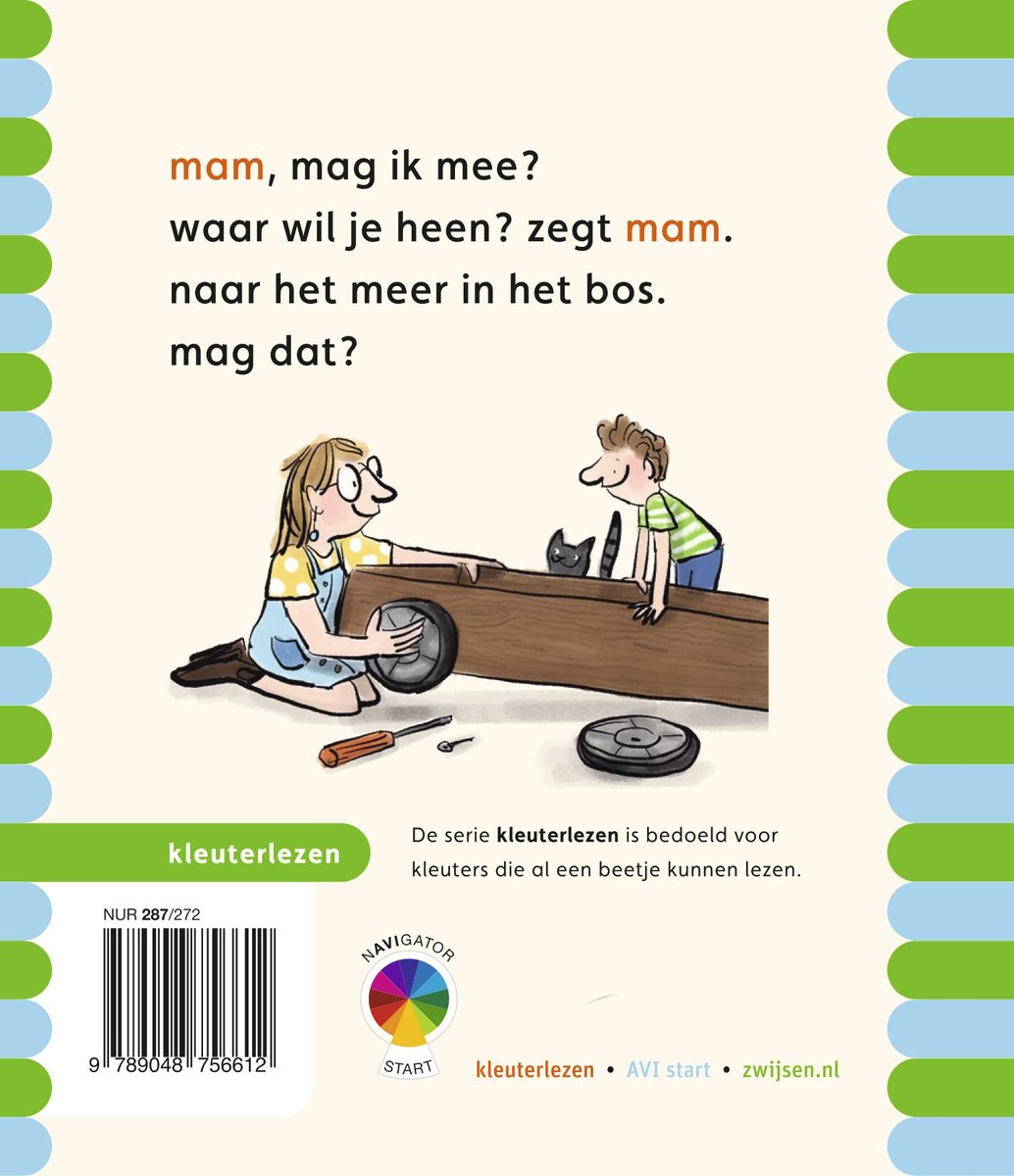 Kleuterlezen - mam, mag ik mee? - back cover