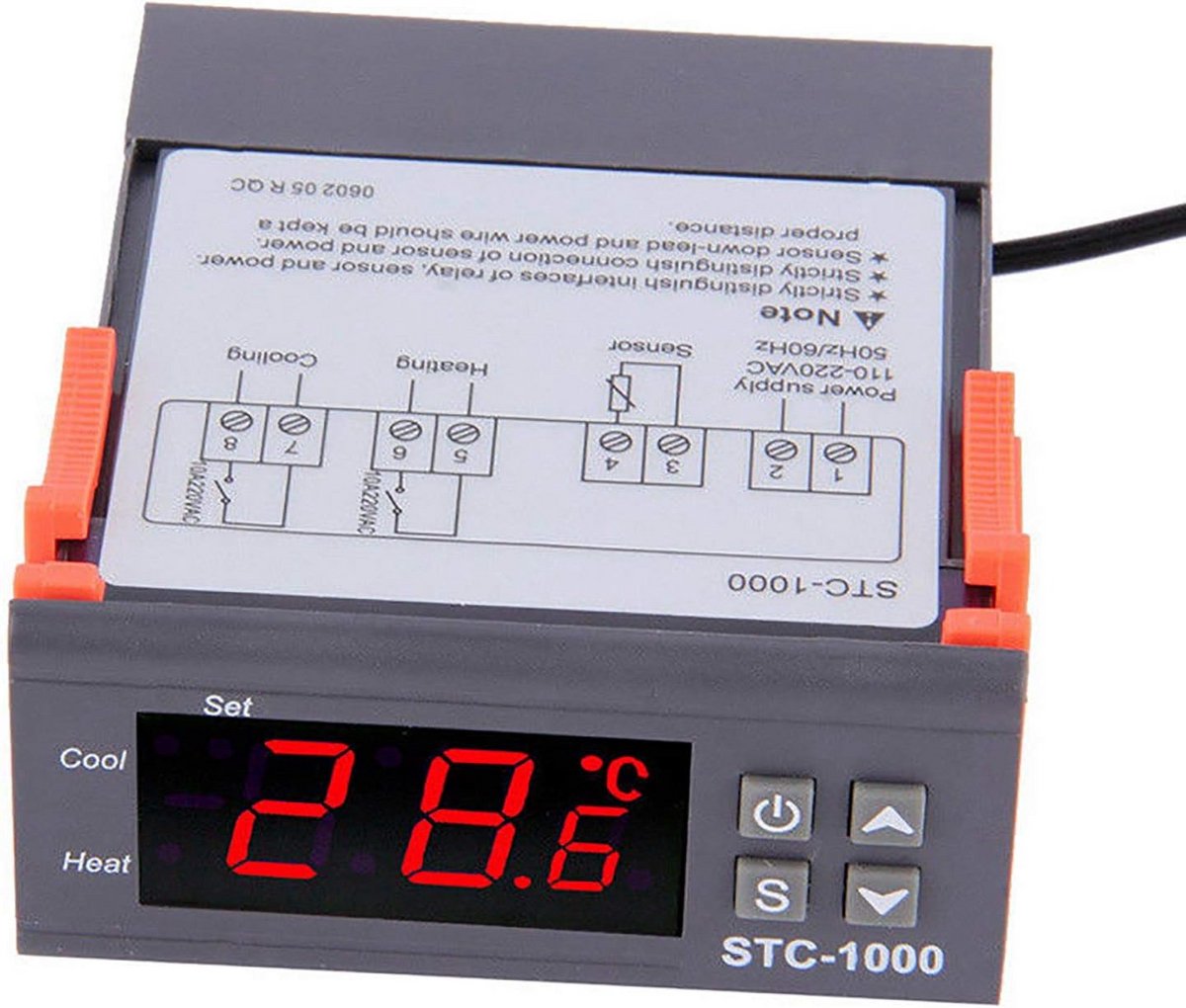 Digitale Temperatuurregelaar met Display voor Koelen en Verwarmen