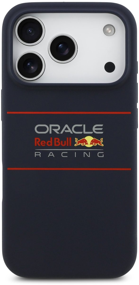 Red Bull Racing Silicone Red Horizontal Logo Cover hoesje met MagSafe voor Apple iPhone 17 Pro Max - Donkerblauw van Merkloos — afbeelding 2