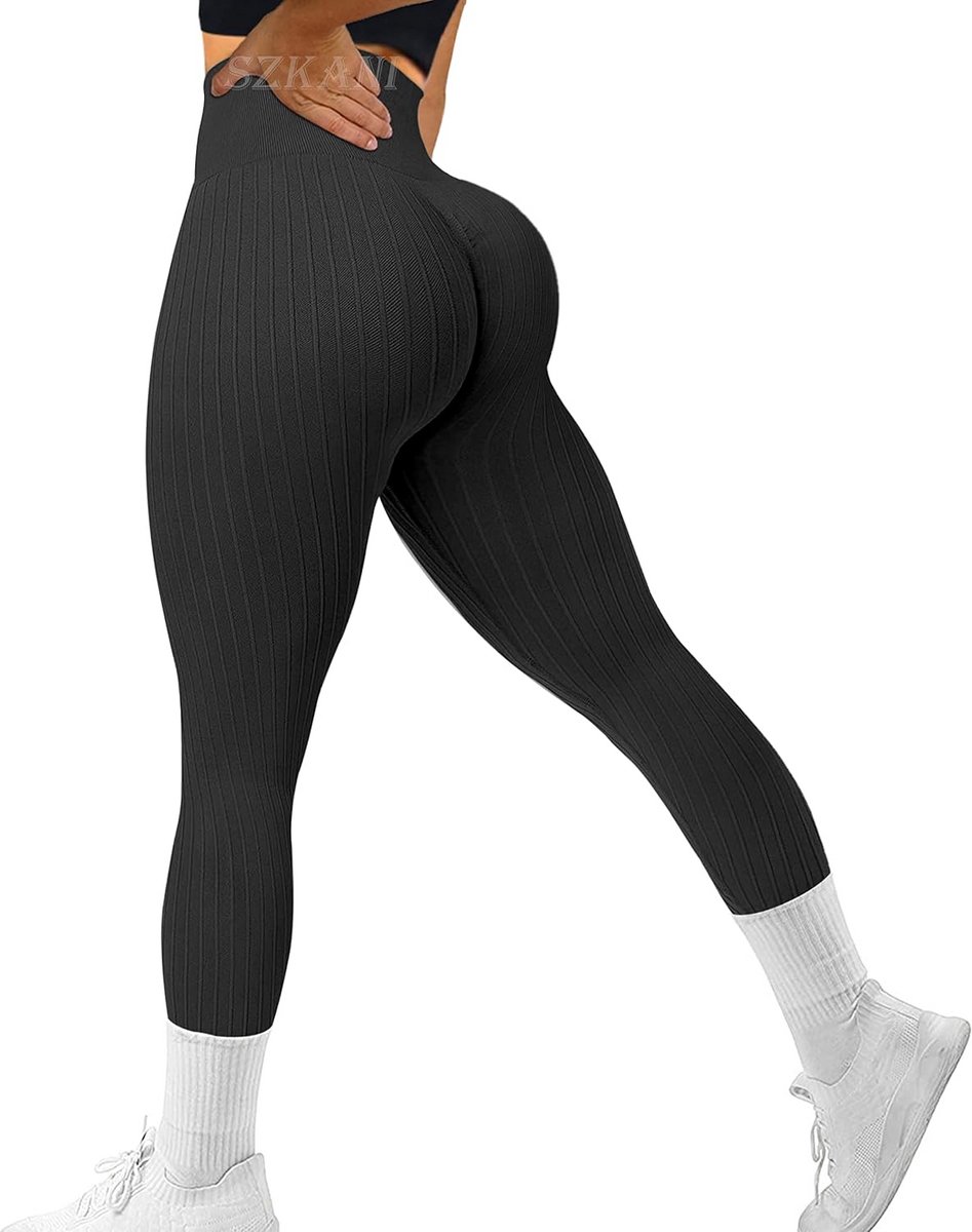 Yoga Shorts Hoge Taille met Buikcontrole en Butt Lifting Effect