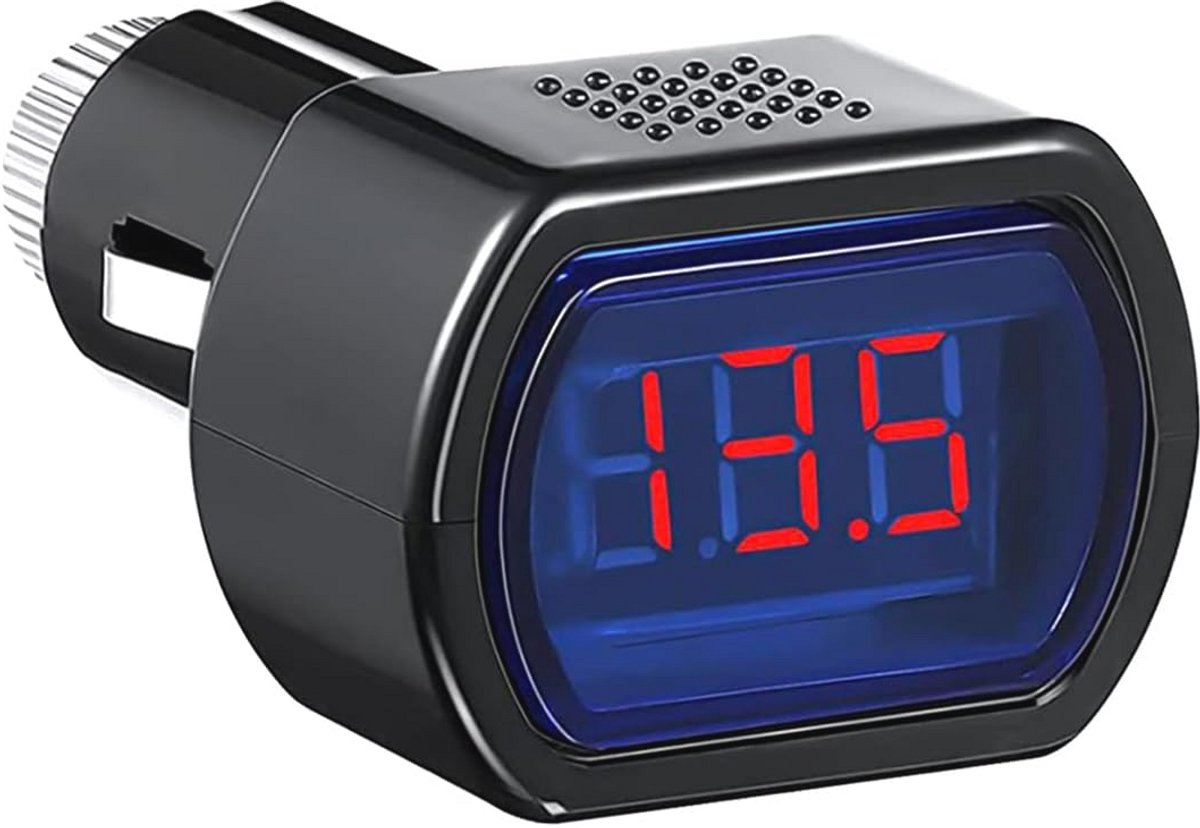 LED Digitale Auto Voltmeter - DC 12V-24V Spanningsmeter voor Voertuigen