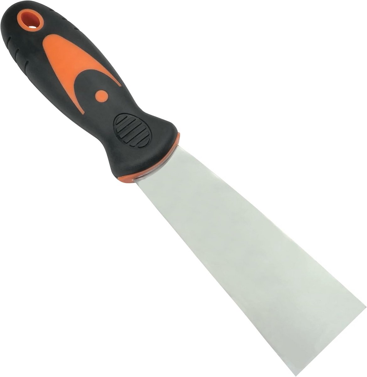 Spatel 40mm - Coating en Verfmeter - Kunststof en Rubber Handvat - Voor Metselwerk en Behang