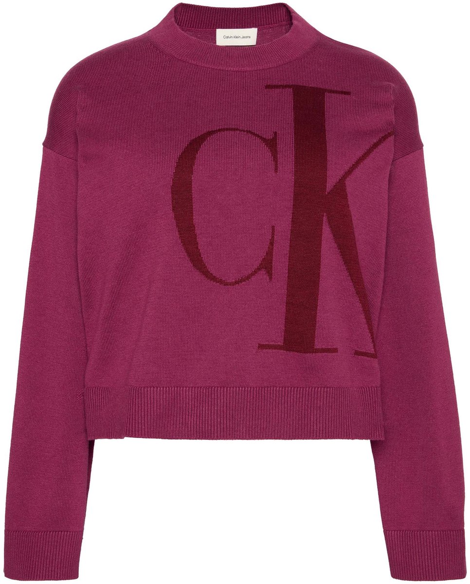 Ck Jeans Long Sleeve Smooth C Trui - Fashion Wear - Vrouwen