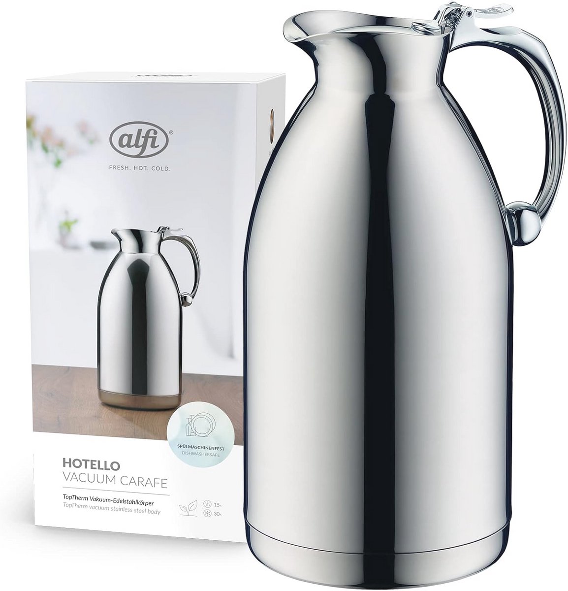 Thermoskan Hotello - Roestvrijstalen Isoleerkan met 1.5 L Capaciteit