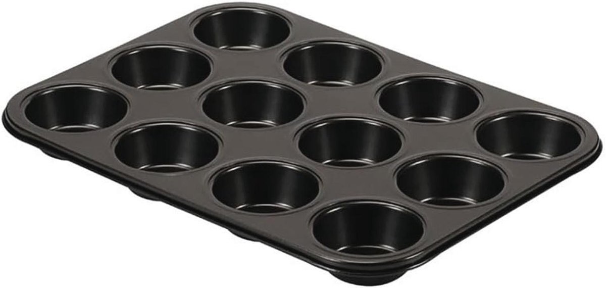 Muffinvorm voor 12 Muffins met Dubbele Anti-Aanbaklaag - 27 x 35 cm