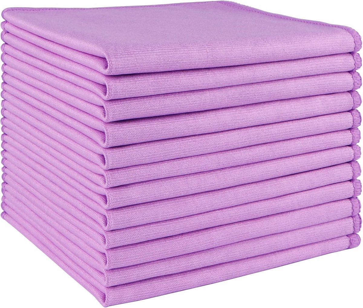 Microfibre Reinigingsdoeken voor Glas - 12 Stuks, 30x30 cm - Lintvrij en Herbruikbaar